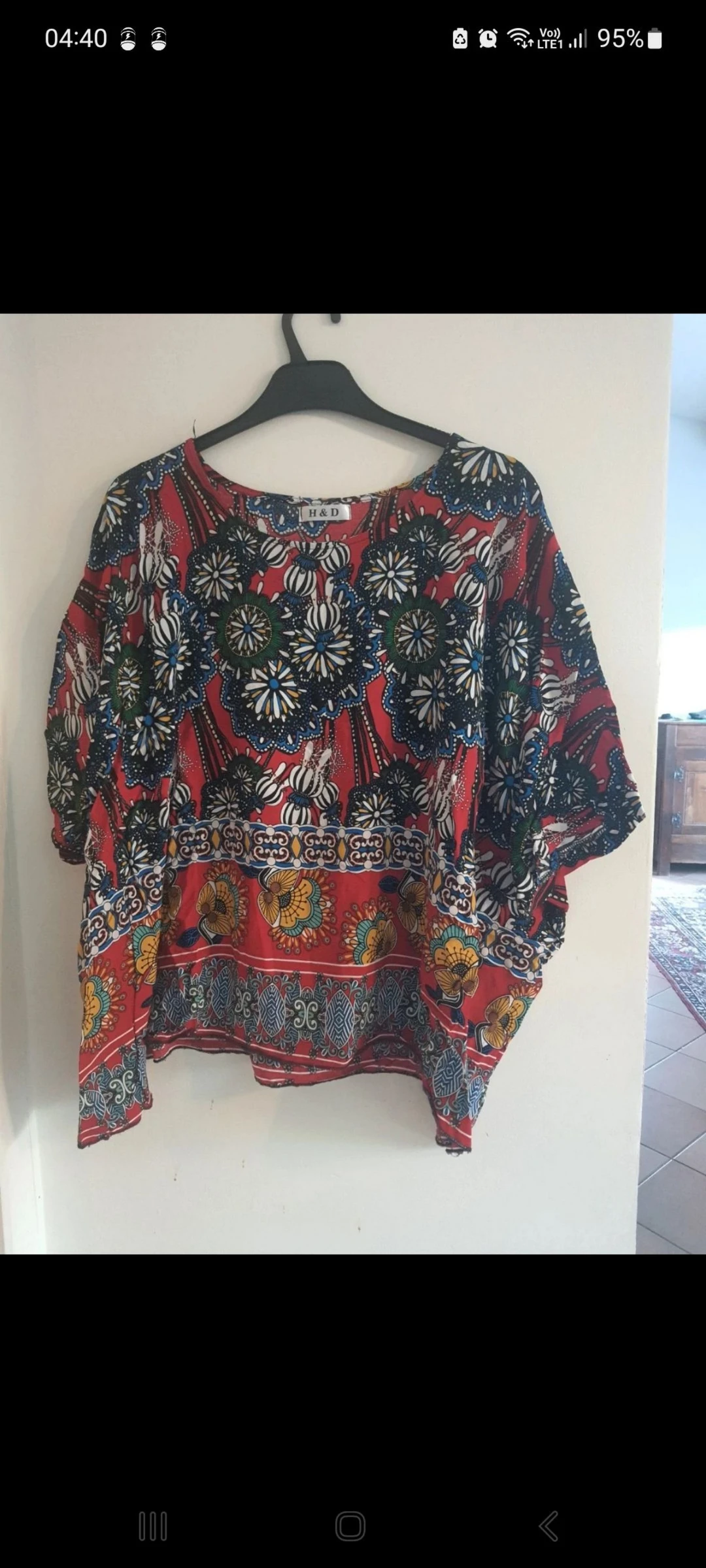 Blouse colorée taille 50/52